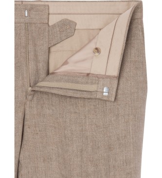 Hackett London Lin Delave brown trousers