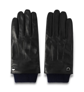 Hackett London Luvas forradas pretas