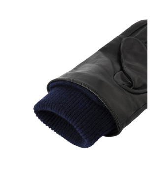 Hackett London Luvas forradas pretas
