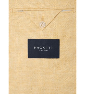 Hackett London Blazer Delave in lino giallo