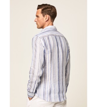 Hackett London Camisa de Listra Azul