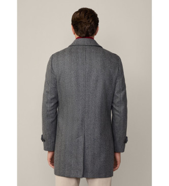 Hackett London Cappotto grigio Cash Hbone