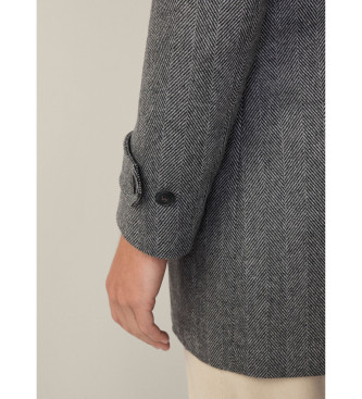 Hackett London Cappotto grigio Cash Hbone