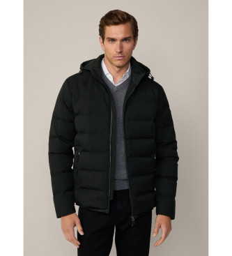 Hackett London Abrigo Hbrido Puffer verde oscuro