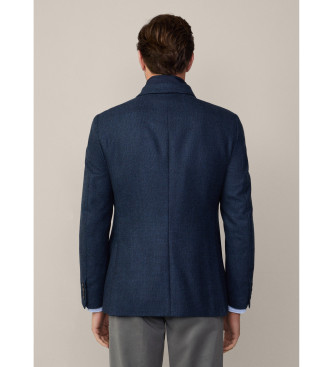 Hackett London Blazer azul-marinho Birdseye