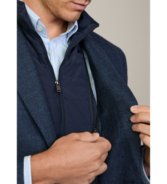 Hackett London Blazer bleu marine American Birdseye