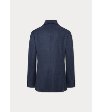 Hackett London Blazer bleu marine American Birdseye