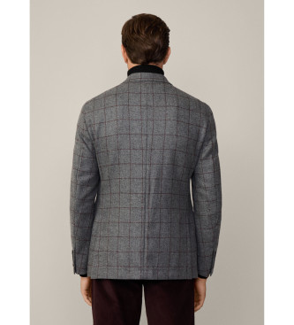 Hackett London Blazer grigio Cash Wpane