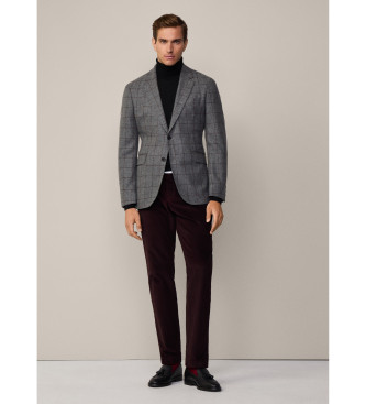 Hackett London Veste Cash Wpane gris