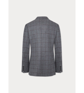 Hackett London Blazer grigio Cash Wpane