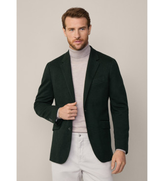 Hackett London Giacca in Principe di Galles verde