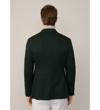 Hackett London Giacca in Principe di Galles verde