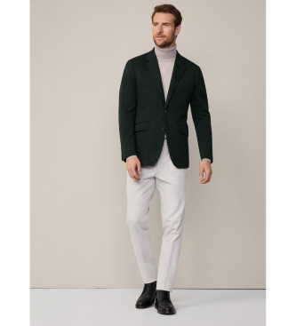 Hackett London Giacca in Principe di Galles verde