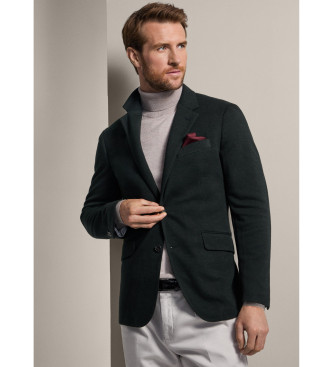 Hackett London Giacca in Principe di Galles verde