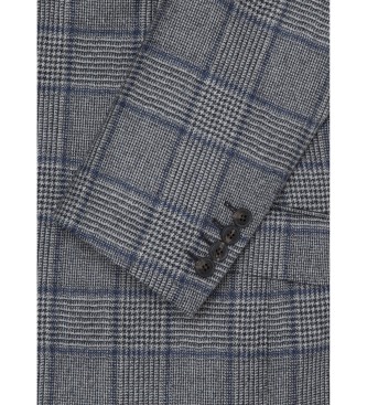 Hackett London Americana Grey Blue Pow gris