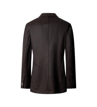 Hackett London Americana Performance Flannel marrón