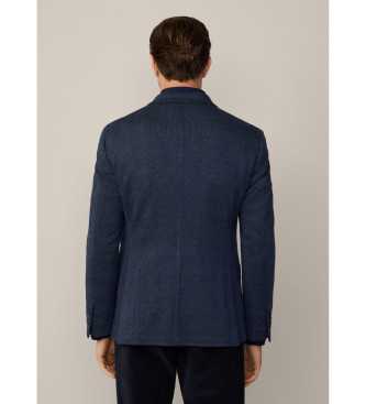 Hackett London Casaco de p de arroz azul-marinho