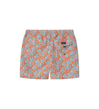 Hackett London Bloom baddrkt orange