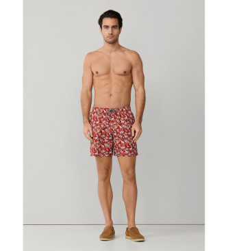 Hackett London Fauna swimsuit red