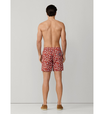 Hackett London Fauna swimsuit red