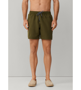 Hackett London Icon Solid green swimming costume