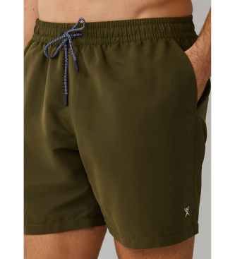 Hackett London Icon Solid green swimming costume