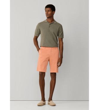 Hackett London Sanderson Fit Tailored Orange Chino Shorts