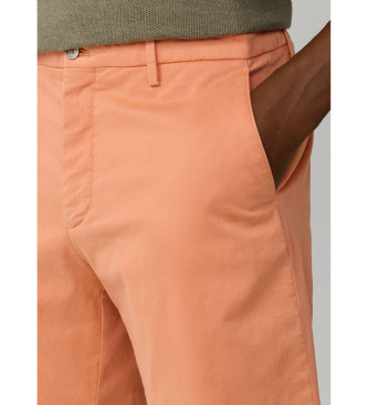Hackett London Sanderson Fit Tailored Orange Chino Shorts