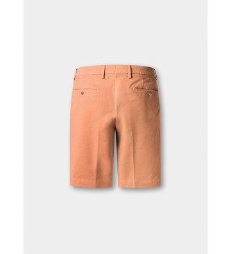 Hackett London Sanderson Fit Tailored Orange Chino Shorts