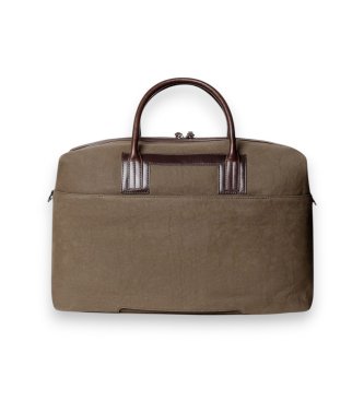 Hackett London Sac de voyage Barton Waxed 48h vert olive