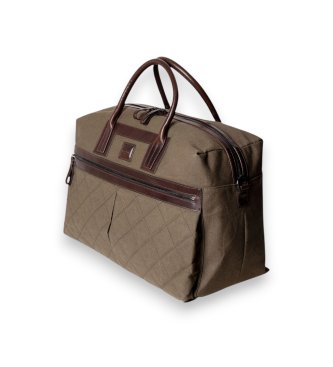 Hackett London Sac de voyage Barton Waxed 48h vert olive