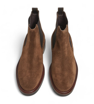 Hackett London Egmont Master Lederstiefel braun