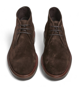 Hackett London Botins em pele Safari castanho Egmont