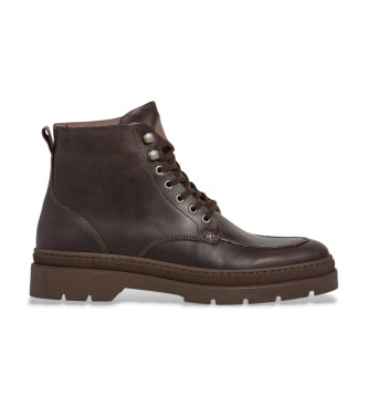 Hackett London Patrick City - Bottines en cuir marron