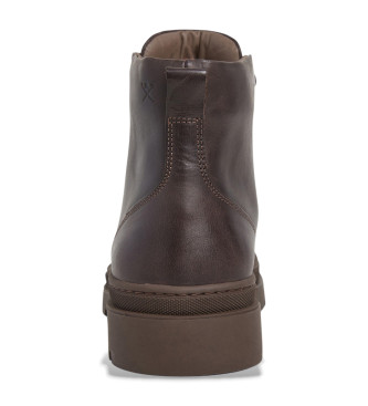 Hackett London Patrick City - Bottines en cuir marron