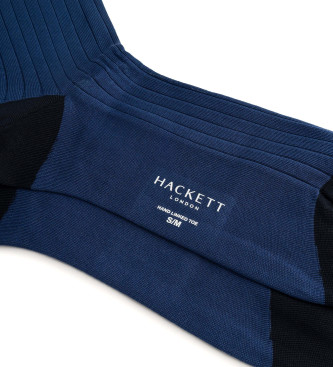 Hackett London Lange Socken blau