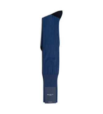 Hackett London Long Socks blue