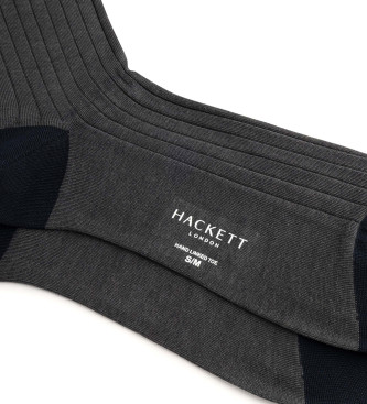 Hackett London Calzini lunghi grigi