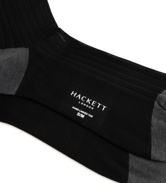 Hackett London Dolge nogavice črne