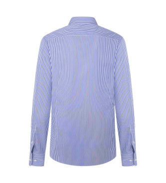 Hackett London Shirt Bengaalse Strepen blauw