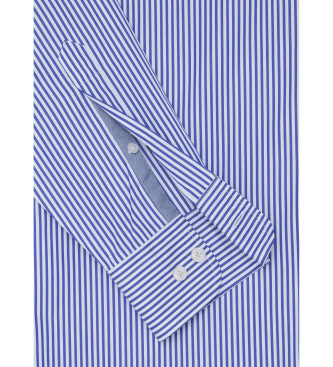 Hackett London Koszula Bengal Stripes niebieska