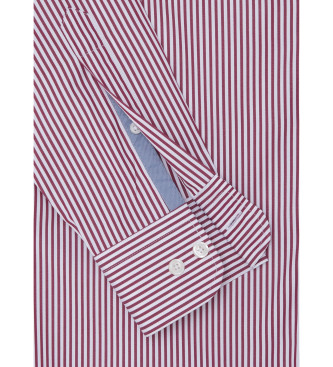 Hackett London Chemise Bengal Stripes rouge