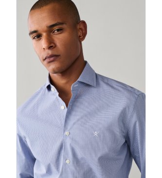 Hackett London Camicia City Gingham blu