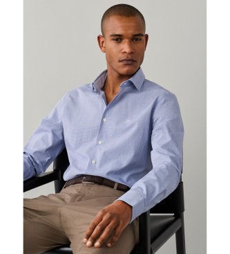 Hackett London Camicia City Gingham blu