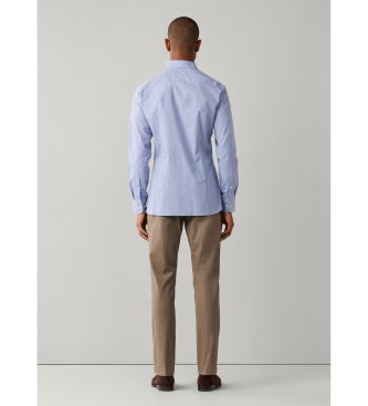 Hackett London Camicia City Gingham blu