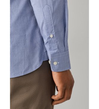 Hackett London Camicia City Gingham blu