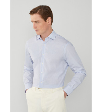 Hackett London Camicia a quadri blu Luxe con grafico