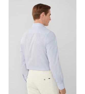 Hackett London Luxe Graph bl ternet skjorte