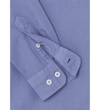 Hackett London Chemise Oxford teinte bleu