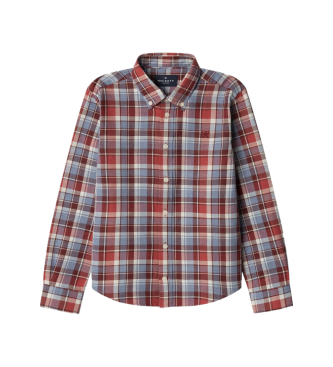 Hackett London Camisa Brompton rojo